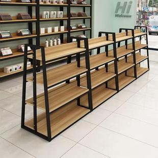中岛展示架化妆品展示柜多层双面组合超市货架便利店文具店置物架