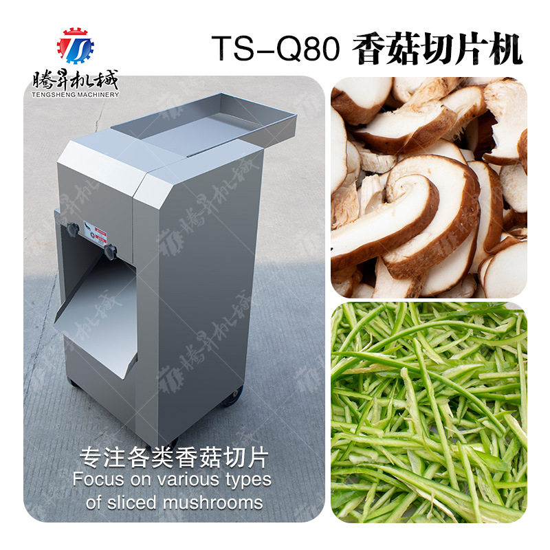 平菇金针菇蟹味菇杏鲍菇白玉菇秀珍菇双孢菇切片机切菜机菇类切割