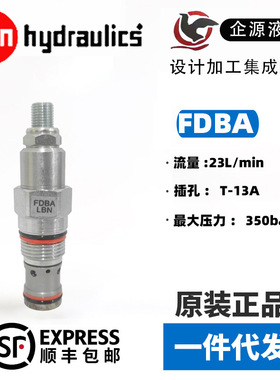 FDBA-LAN 节流阀 sunhydraulics 全新原装正品 FDBAHAN 插装阀