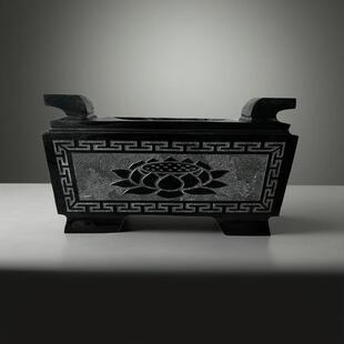 精品石雕香炉顺丰包邮坟地室外青石公墓喷花长方形石头汉白玉摆件