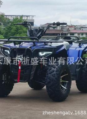 电动四驱沙滩车四轮越野摩托车ATV10000W全地形山地摩托车