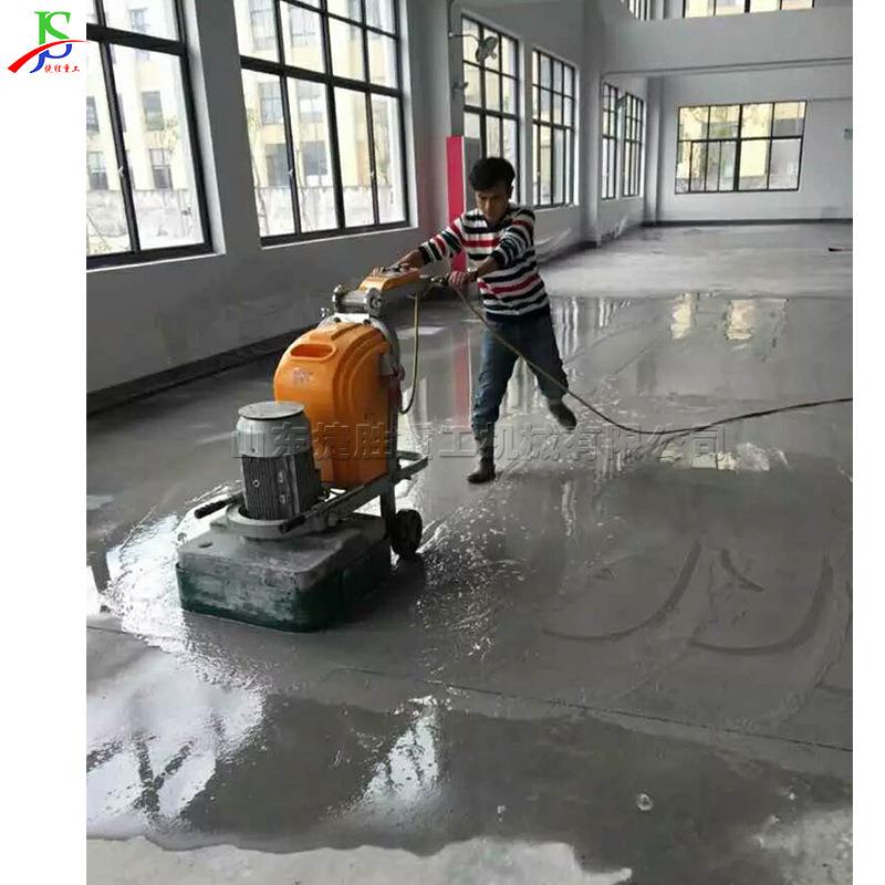 12头变频路面研磨机大面积工业地坪抛光机380V打磨吸尘一体机