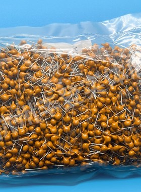 CT4黄色独石电容器10P 15P 20P 22P 30P 33P 47PF 1UF 2.2UF 50V