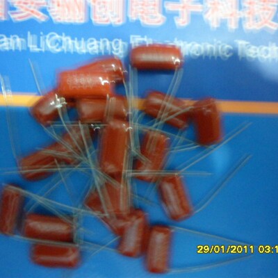 高温瓷介电容CK06BX104 100V电解电容厂家直销轴向电容