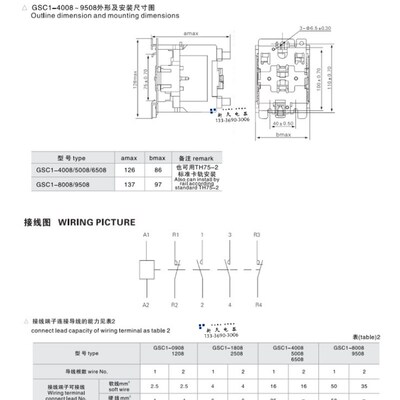 天水二一三213四极交流接触器GSC1-4008/5008/6508/8008/9508/04/