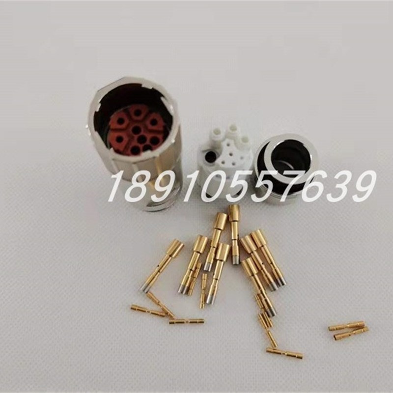 TE 923 INTERC ONTEC BSTA082 动力9芯插头 AB动力电缆插头