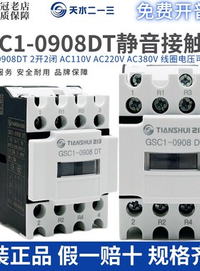 天水二一三电梯静音接触器GSC1(CJX4)0908DT-0910DT GSC1-0901DT