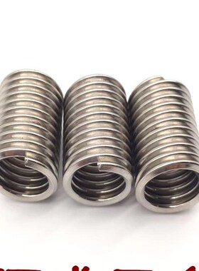 M27*3 2 1.5不锈钢螺套螺纹护套钢丝牙套1D 1.5D 2D 2.5D 3D