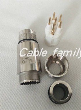 6FX2003-0LA30 德国原装进口M23 SPEED-CONNECT 6芯快插公头