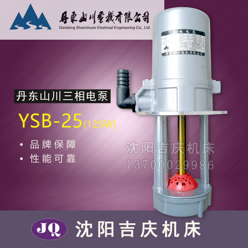 沈阳大连机床丹东山川三相电泵冷却泵冷却水泵YSB2-25 150W  125W