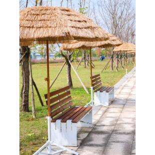 模拟草伞、茅草伞、太阳伞、户外伞、折叠沙滩伞、庭院伞、别墅景