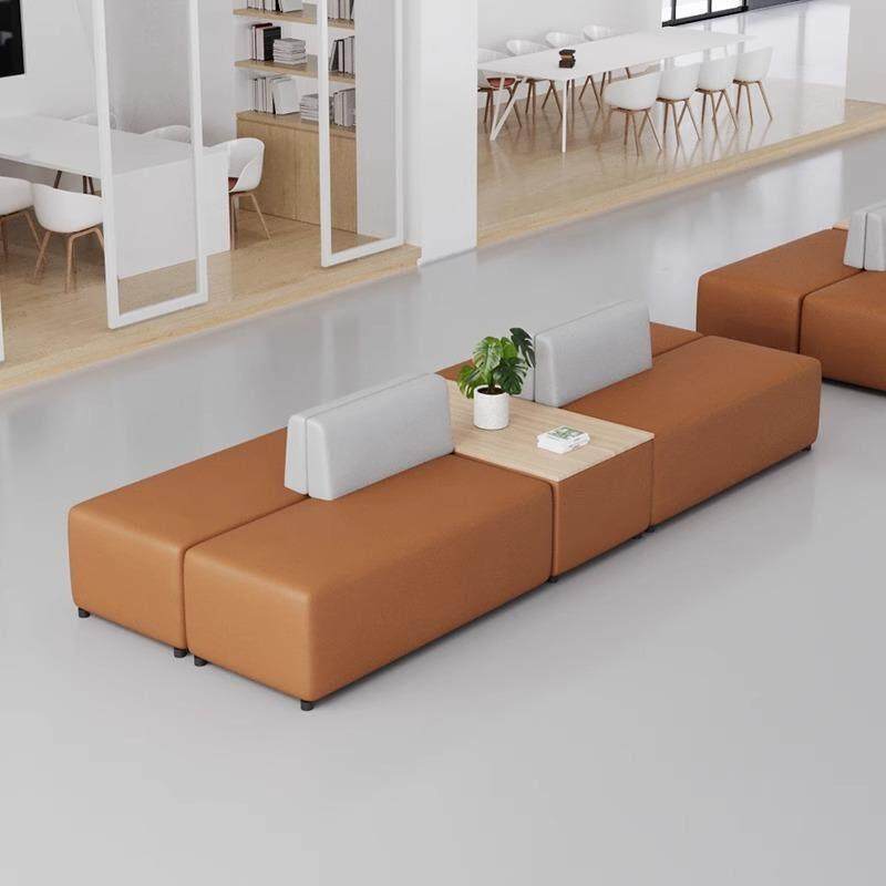 大厅休息区接待简约培训办公创意沙发组合商场幼儿园翻新换皮定制