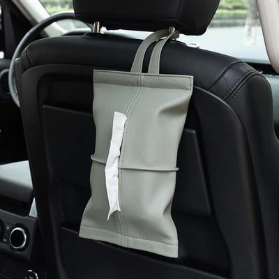 VANTOO车载纸巾盒挂式客厅高级感薄款座椅悬挂抽纸盒车用简约壁挂