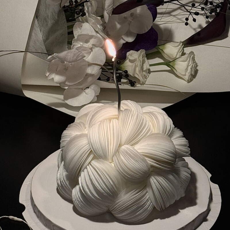 七夕节女神高端定制蝴蝶兰鲜花生日蛋糕上海北京成都全国同城配送