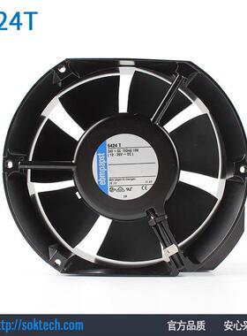德国原装进口1725124V0.718W铝框服务器散热风扇6424T