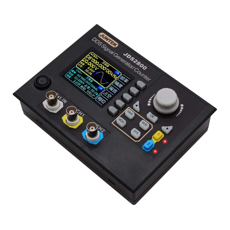 JDS2800-15MHz镶嵌面板式函数信号发生器DDS双通道信号源