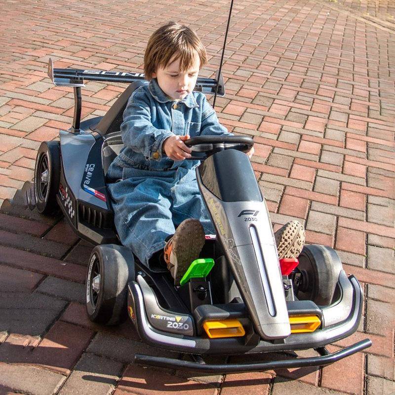 儿童卡丁车电动可漂移玩具汽车可坐小孩大人宝宝亲子遥控四轮童车