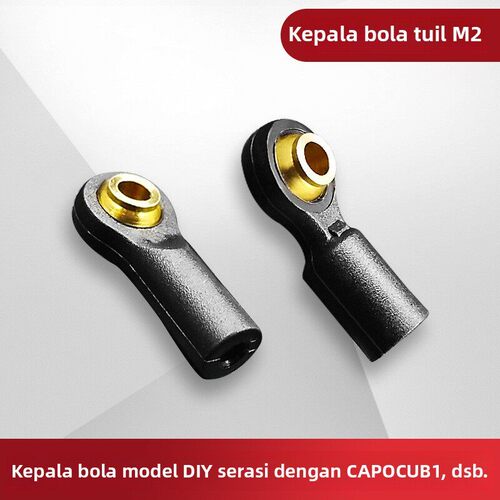 M2万向球头 DIY模型球头配件兼容CAPO CUB1拉杆球头改装升级件AI