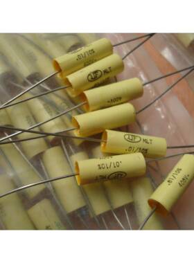 英国LIF MLT 400V 0.01UF 早期铜脚分频音频偶合吉他无极电容