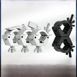 行李架固定支架工兵铲铁锹管夹车顶平台十字扣TRUSS桁架副杆灯钩A