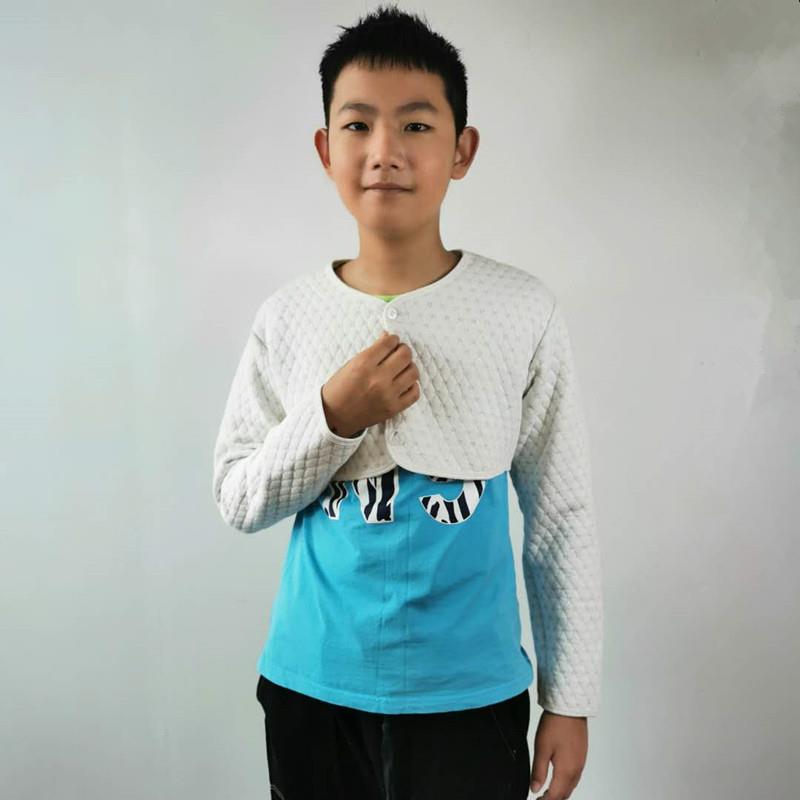 [双层夹棉]空气棉儿童护肩秋冬季婴儿睡觉用护肩膀保暖防冻马甲