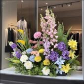 饰假花路引婚庆装 新款 莫奈高端仿真花地排花门头门楣装 饰花