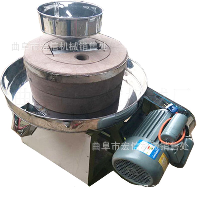 大型电石磨肠粉米浆机 商用电动石磨豆浆机 全自动石墨