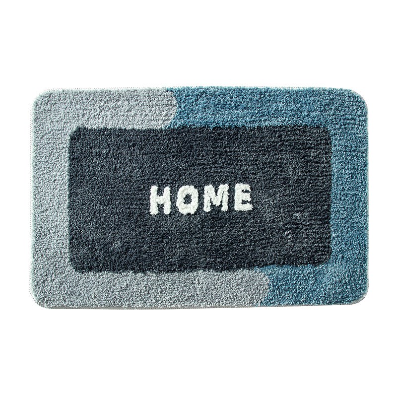 植绒地毯门口浴室吸水地垫卫生间入户门垫脚垫家用洗手间防滑地垫