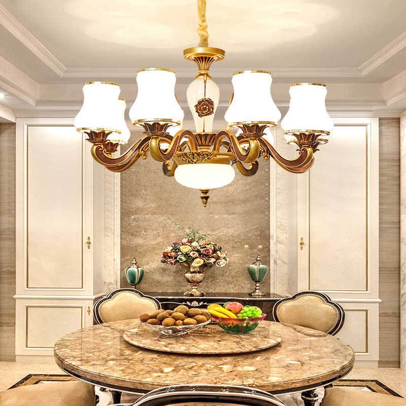 欧式吊灯客厅灯奢华大气餐厅灯简欧简约现代别墅复古2024新款吊灯
