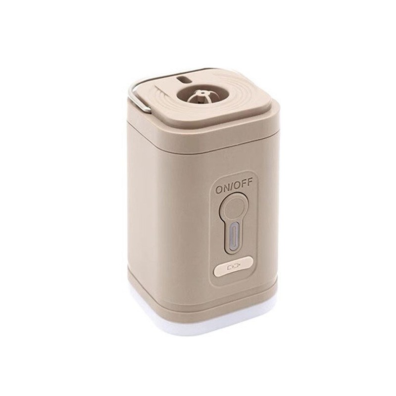 新款户外露营充气泵便捷小巧大功率抽气泵野营营地带灯打气泵筒