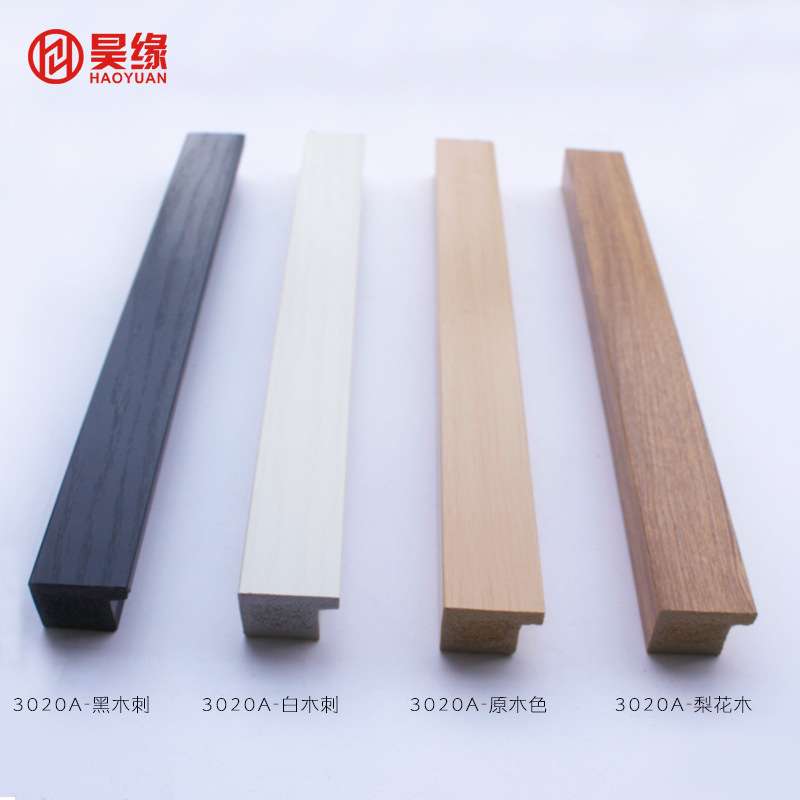 PS发泡装饰画框美式复古线条 3公分平面木纹相框框条 3020A图片