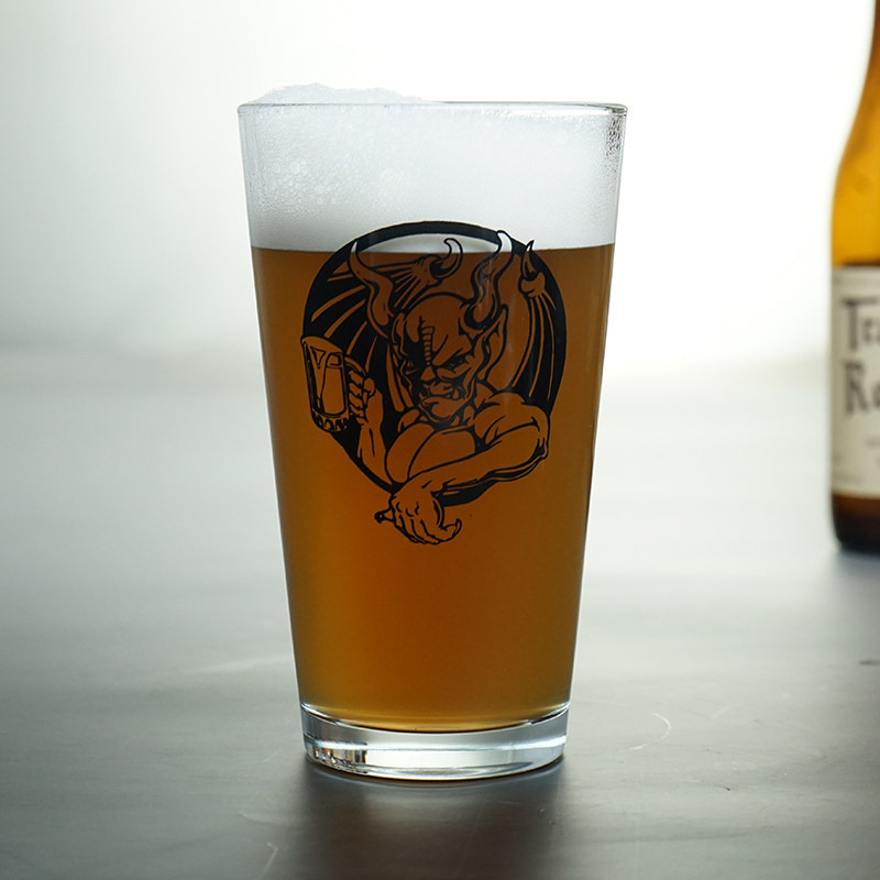 巨石STONE专用高脚啤酒杯美式皮尔森啤酒杯IPA品脱杯可定制加LOGO