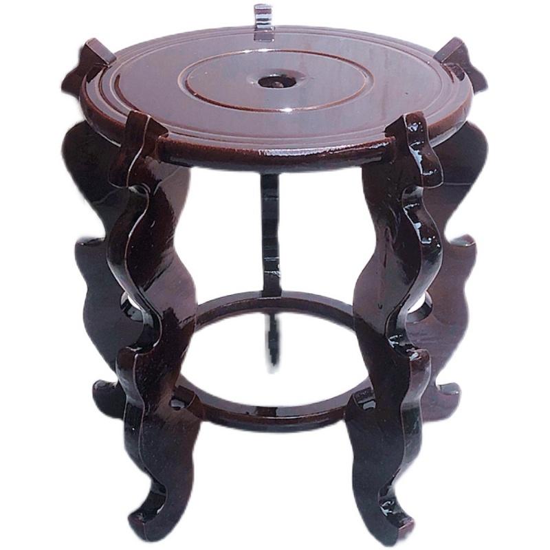 花架实木花盆托盘架中式复古绿萝多肉客厅阳台室内落地置物架子