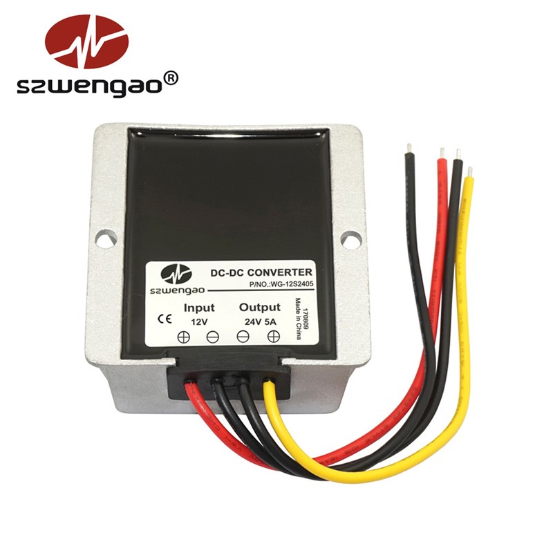 12V转24V升压器12V升24V5A 8A 10A 12A车载稳压器12V-24V电源模组