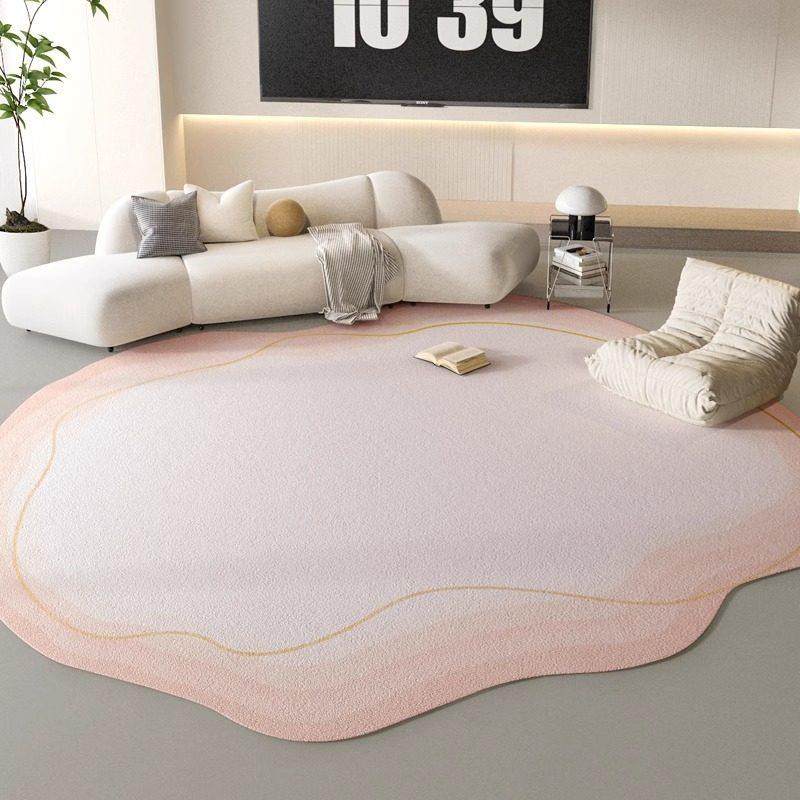 奶油风客厅地毯2024新款卧室床边毯家用地垫高级沙发垫异形可机洗,居家布艺,地毯,淘宝优惠券,粉丝福利购,淘宝优惠卷