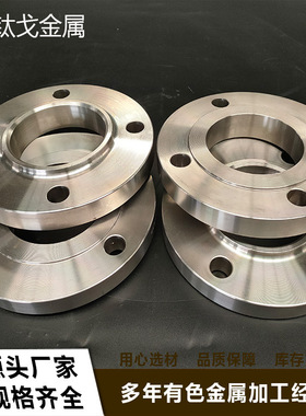 厂家供应加工锻造ta1钛法兰TC4(GR5)TA9(GR7钛法兰 带颈对焊法兰