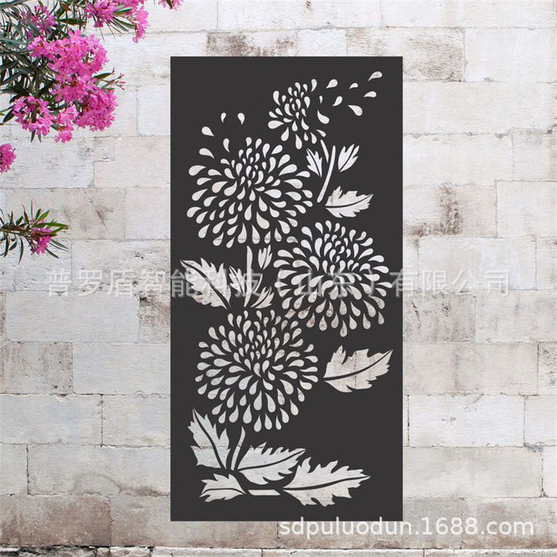 源头厂家镂空门板隐私围栏别墅阳台护栏室内激光切割隔断切割屏风