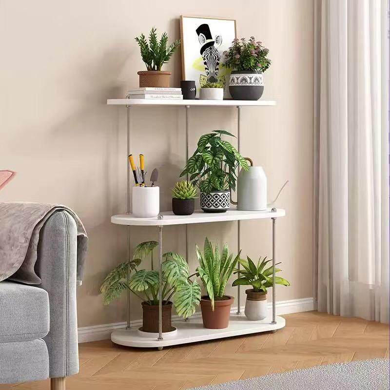 新款花架阳台置物架客厅落地式植物花架阳台阶梯式多层花架可移动