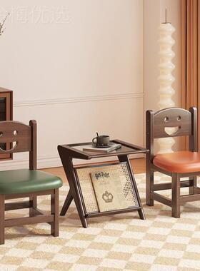 实木凳子家靠用背小椅子GTT简小约儿童客厅木凳子小板木头凳子矮