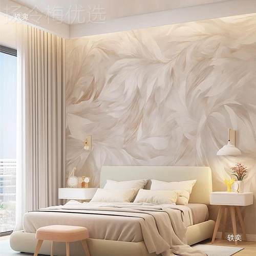 油风抽墙象艺术花室纹墙电视背景壁布客AMB纸厅卧法式墙布