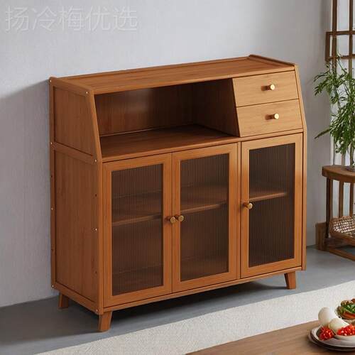 轻奢餐边柜墙多功能厨房橱柜简约ZQG靠现柜茶水代柜家用餐厅置碗