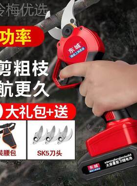 东线城款科技电动剪HCX刀果树修枝液剪充枝电式无锂电园艺园林晶
