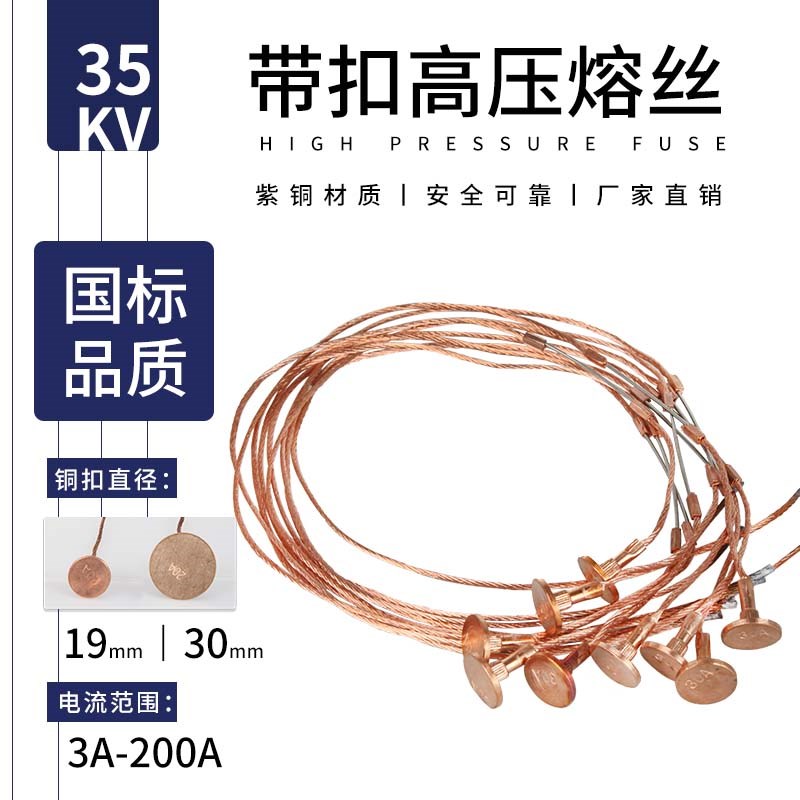 35kv户外高压跌落式熔断器RW20-40KV令克开关带扣保险熔丝3A~200A