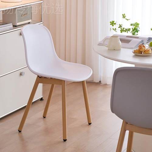 约北欧铁艺极简餐椅现代简靠背茶SEP店奶书桌椅咖啡厅餐厅代现风