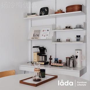 北Ilada 置001墙上隔板物架系系统搁BAL板书架欧中古壁挂统金属