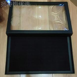 耳钉戒品开窗地摊首饰台架托MCC收 带盖饰100孔指耳钉托盘展示盒
