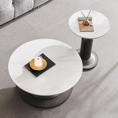 小户岩型圆新款客厅家TYN外用板茶几客厅茶几形茶几贸新款式收纳