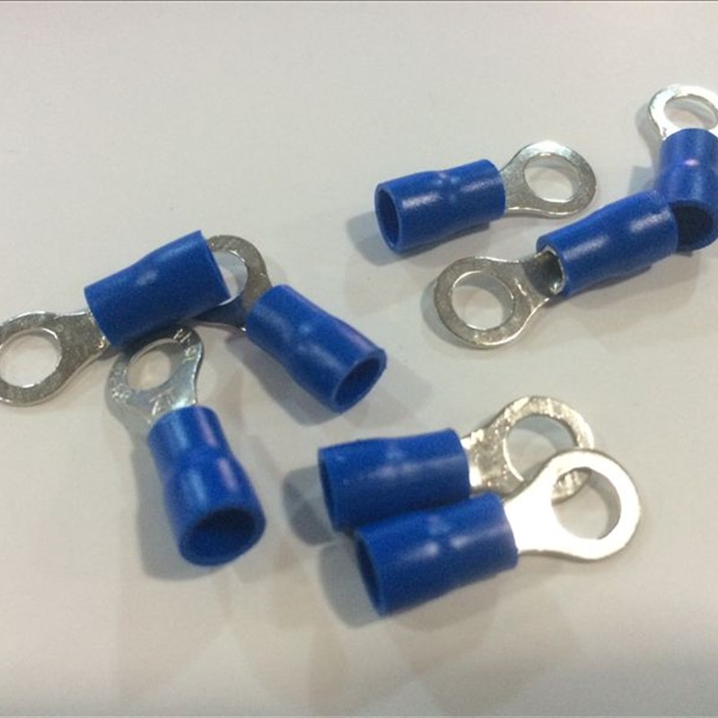 圆形预绝缘端头RV2-5冷压接线端子1000只/包 紫铜国标0.8