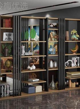 进门玄关饰隔21591断屏中式客厅隔断入墙置物架户挡原木风风装栅