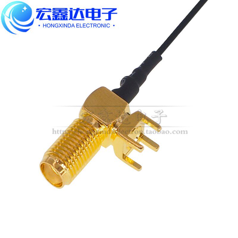 IPEX转SMA-KWE弯脚 WIFI/GSM/3G/GPS/4G模块连接线 IPEX转换线